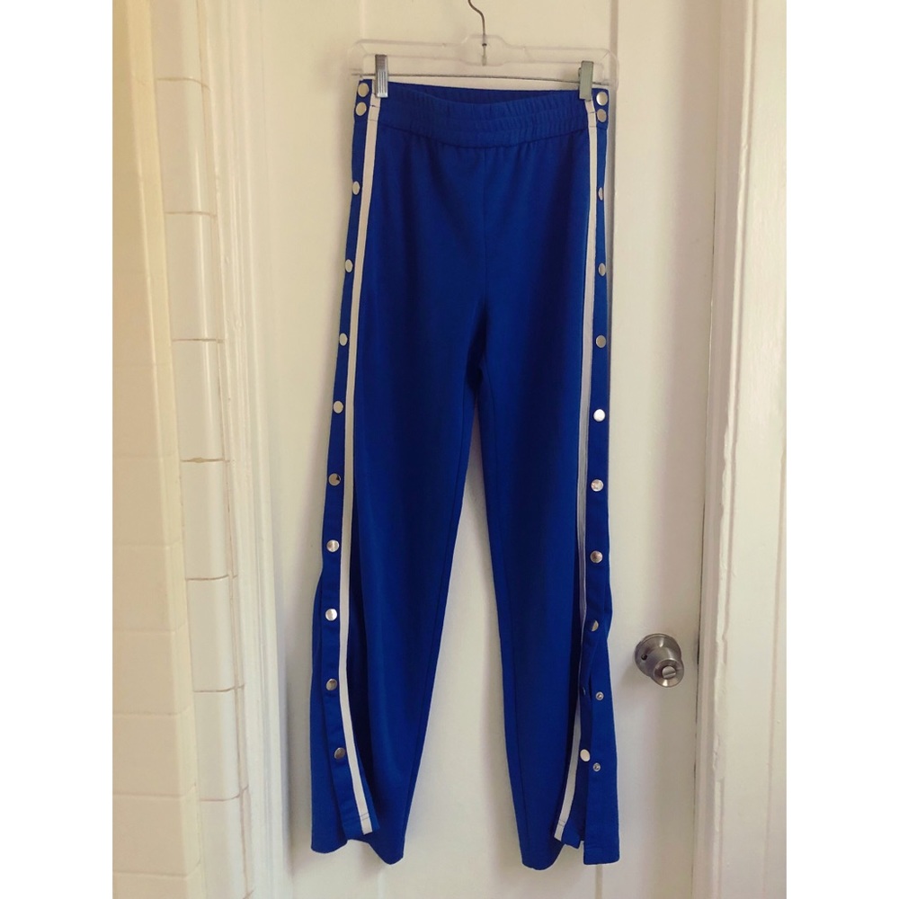 Sorella blue snap button Lounge sweatpants pants